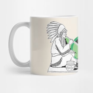 Green smoke of peace Mug